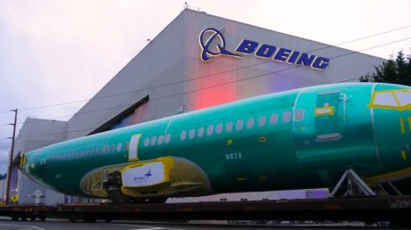 Boeing Receives 737 Fuselage for U.S. Air Force’s E-7A Wedgetail AEW&C Prototype