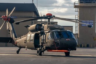 UH-60 Black Hawk T901 engine test