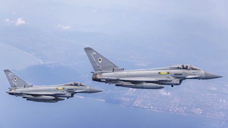 RAF Typhoon Lands Without Canopy After Suspected Bird Strike