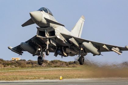 RAF Typhoon loses Litening pod