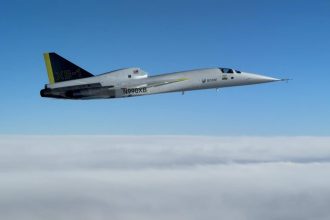 Boom XB-1 first supersonic flight