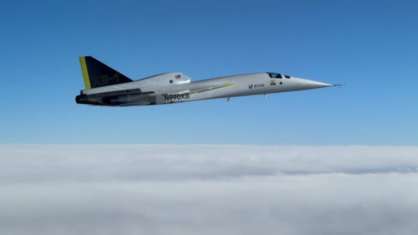 Boom XB-1 first supersonic flight