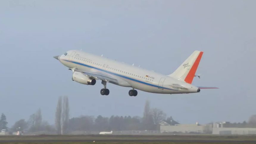 A320 ATRA first flight ECRS Mk1