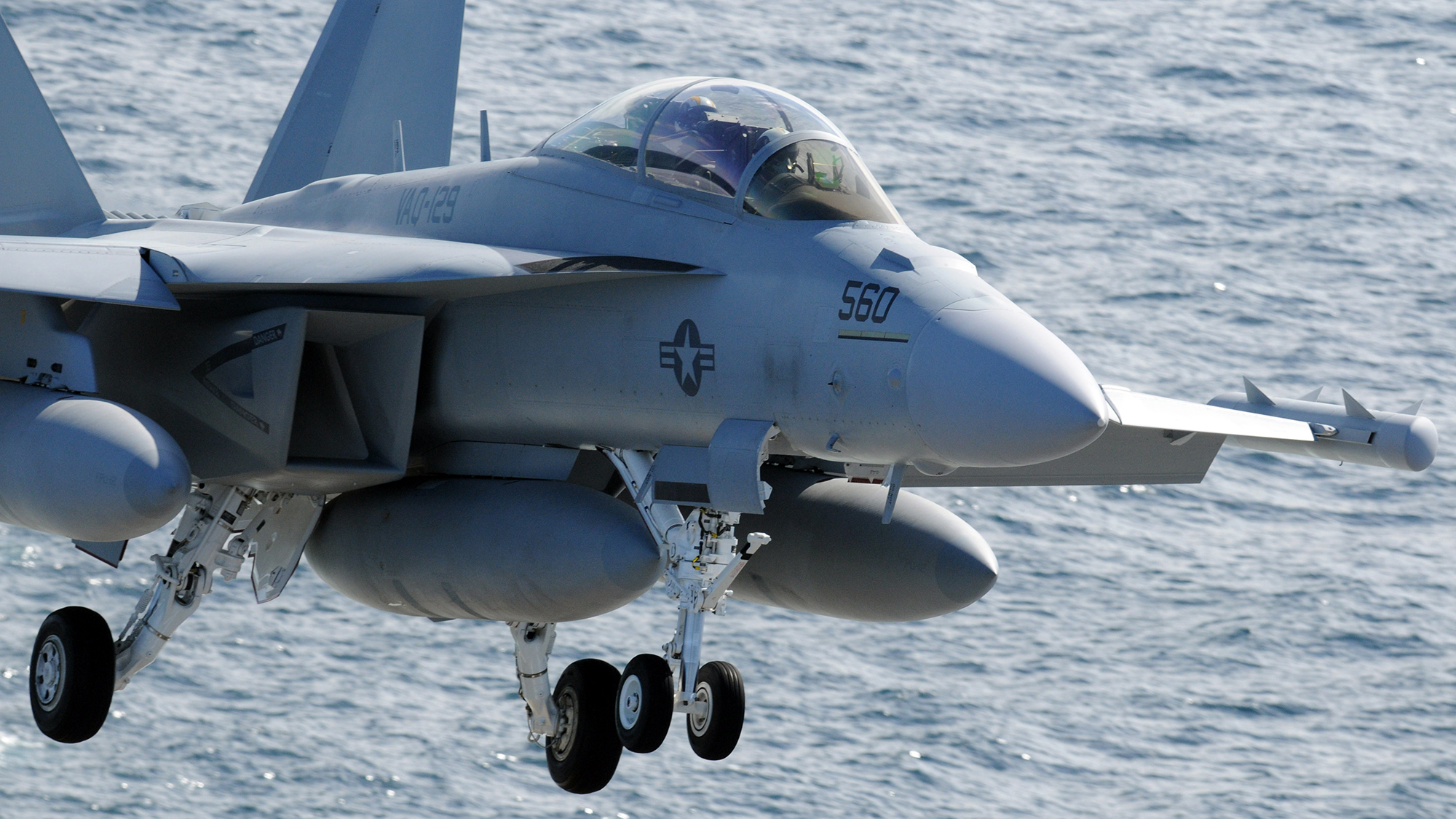 Breaking: EA-18G Growler Crashes In San Diego Bay