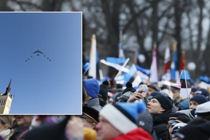 Tallinn B-52 flypast