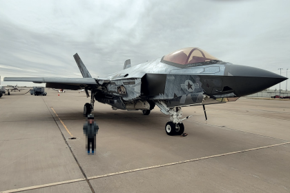 F-35C mirror-like coating damaged tiles