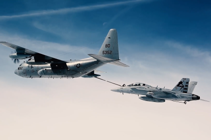 U.S. Navy KC-130T refueling test