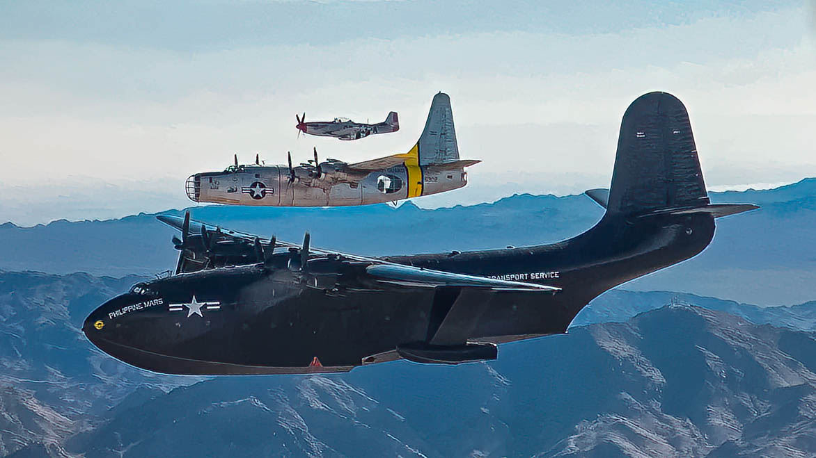 The Last Martin JRM Mars Flying Boat Flew for the Final Time