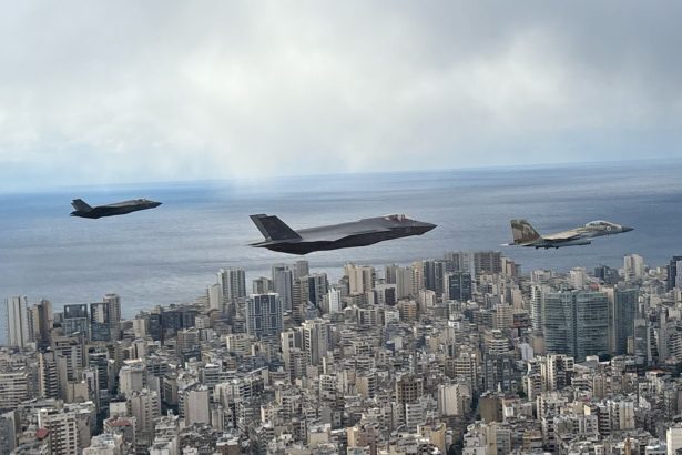 IAF Nasrallah flyover