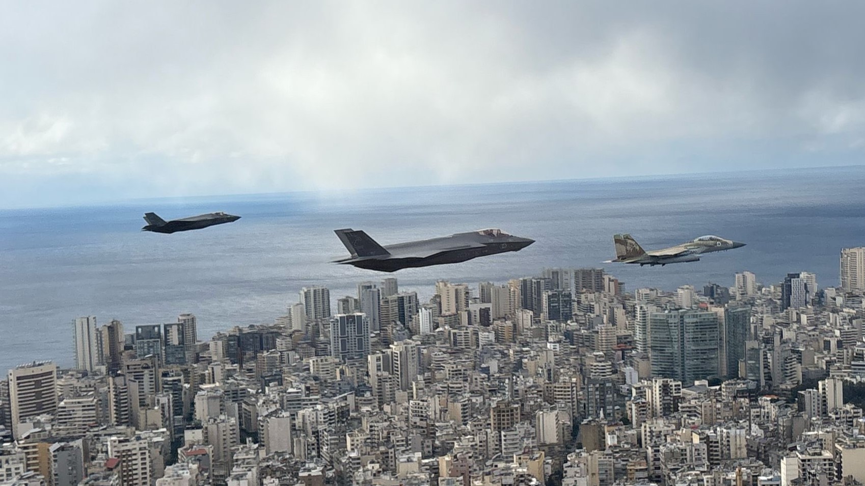 Israeli Fighters Conduct Flyover Over Funeral of Hezbollah’s Leader Hassan Nasrallah