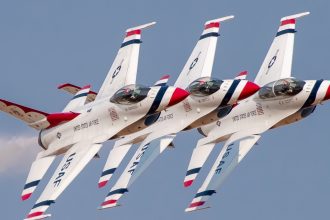 Thunderbirds aircraft history