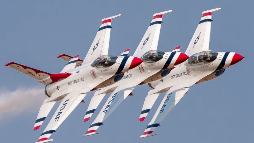 Thunderbirds aircraft history