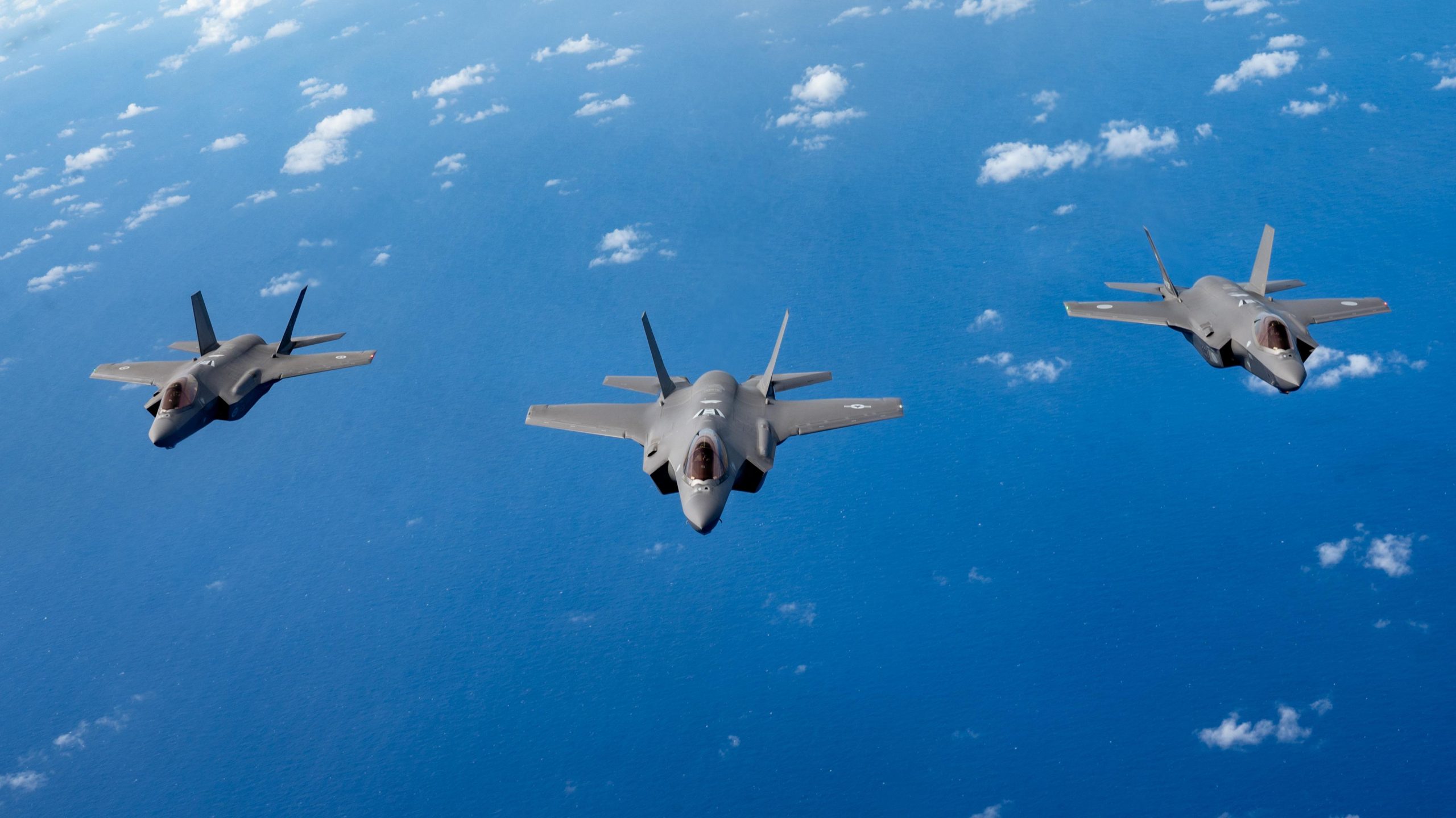 U.S., Japanese and Australian F-35s Train Together for the First Time at Cope North 25