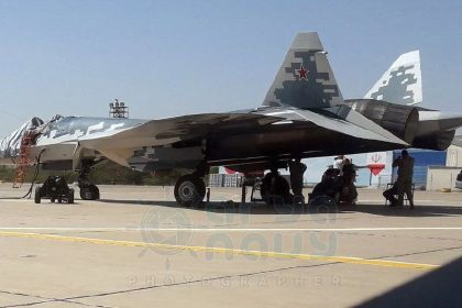 Su-57 landed Iran