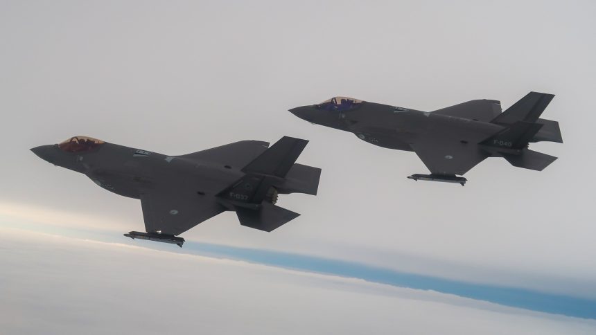 Dutch F-35s Shoot Drones AIM-9X