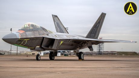 F-22 landing mishap