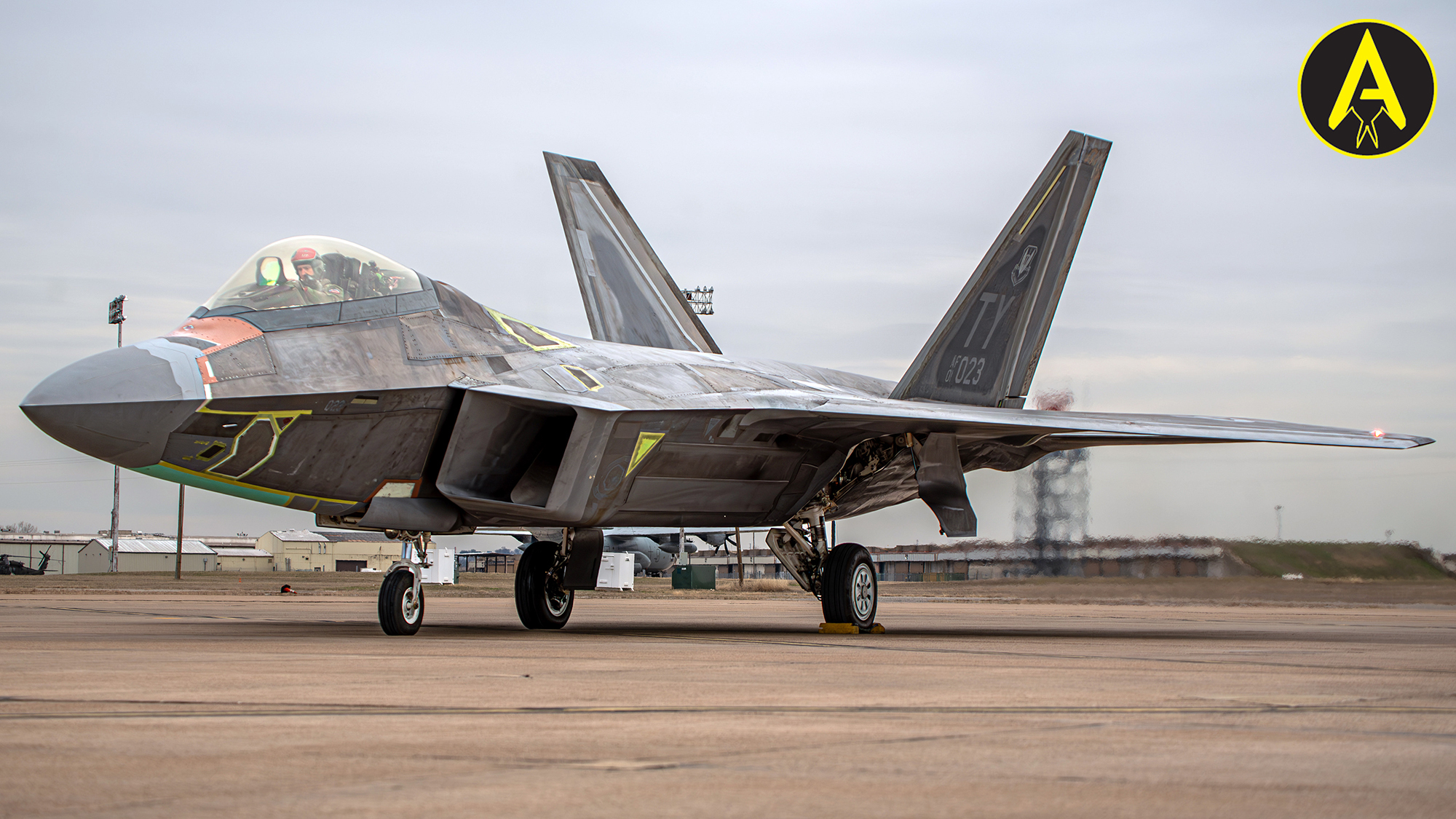 Exclusive Images Reveal Patched-Up F-22 Raptor After Landing Mishap