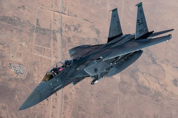 F-15E crews awarded Israel defense