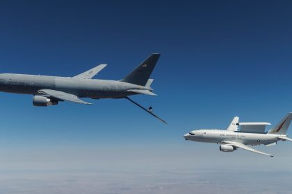 KC-46 refuels E-7