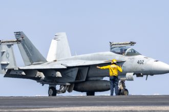 F/A-18 lost at sea