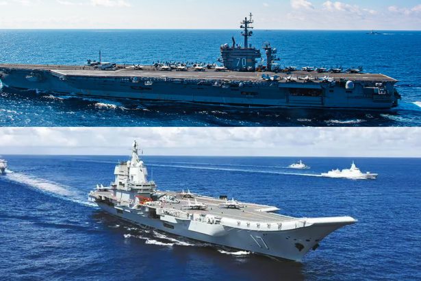 Chinese US carrier South China Sea
