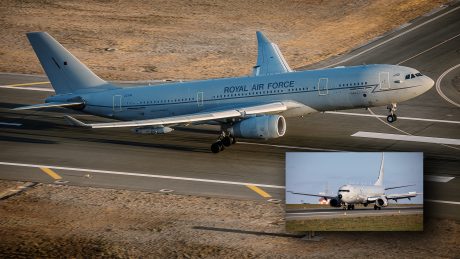 RAF reinforces Akrotiri HMS Prince of Wales transit