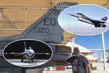Edwards 3rd ever F16C Retired