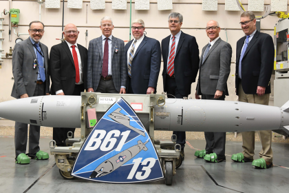 First B61-13 Nuclear Bomb Completed