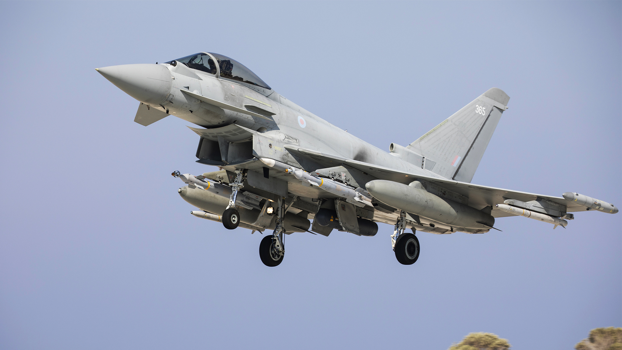 RAF Typhoons Joined U.S. Forces in Joint Attack on Houthi Drone Factory