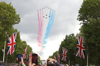 VE Day 2025 Flypast