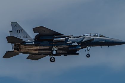 F-15E testing rockets
