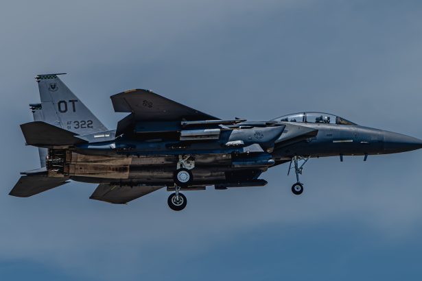 F-15E testing rockets