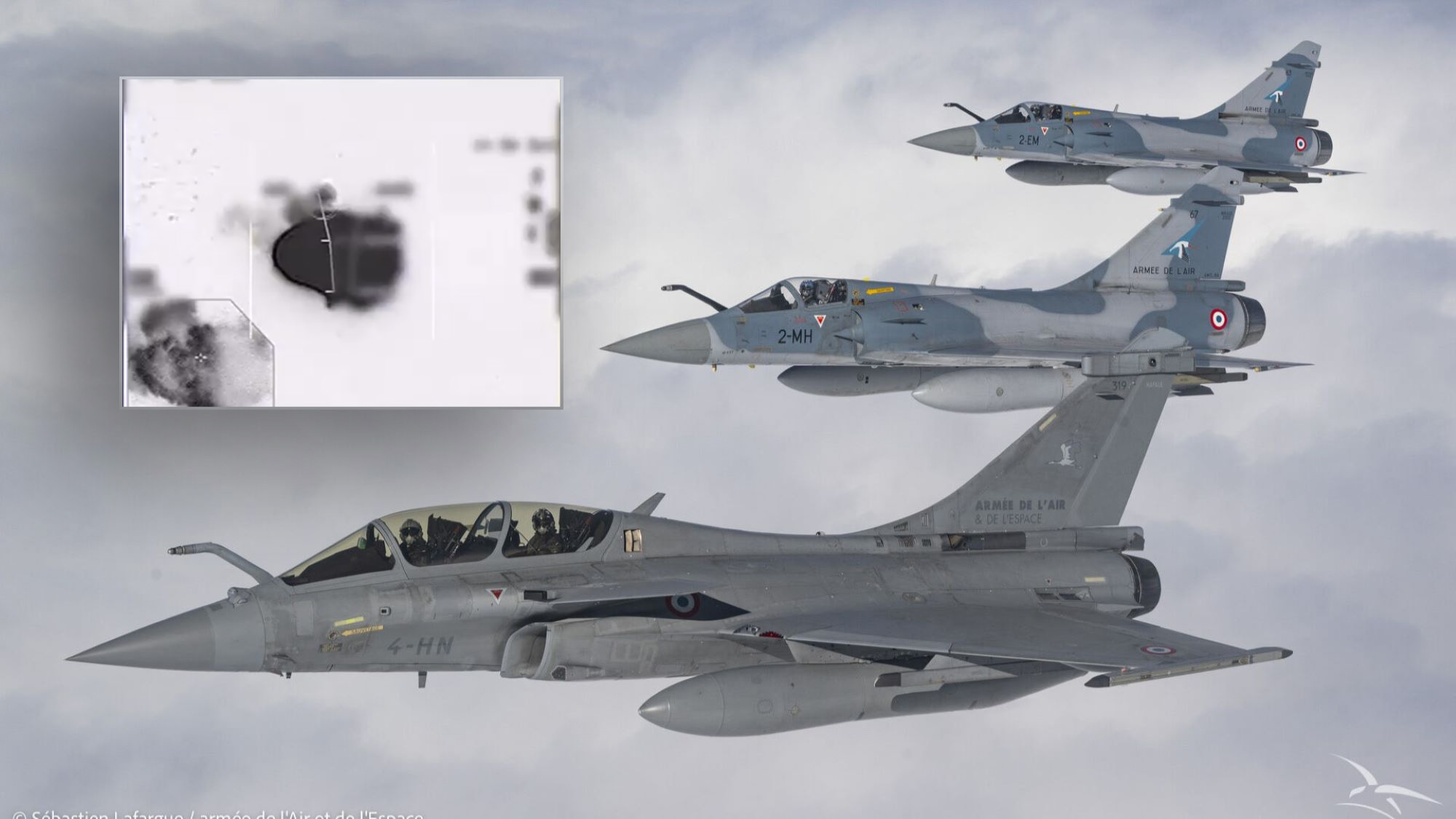 French Mirage 2000s and Rafales Shoot Down Stratospheric Balloons During Test