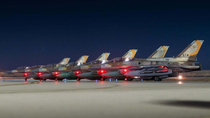 Israel attack on Iran first wave