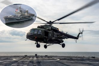 Polish Mi-17 USS Mount Whitney