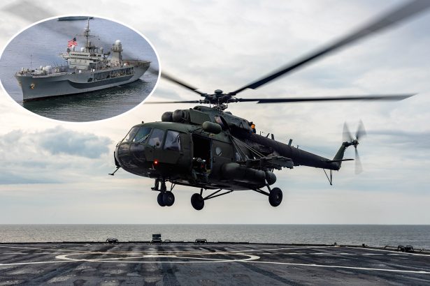 Polish Mi-17 USS Mount Whitney