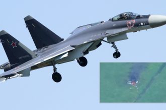 Su-35S shot down