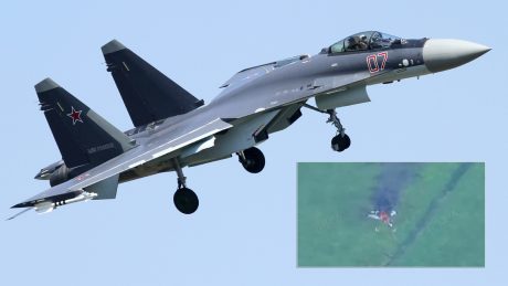 Su-35S shot down