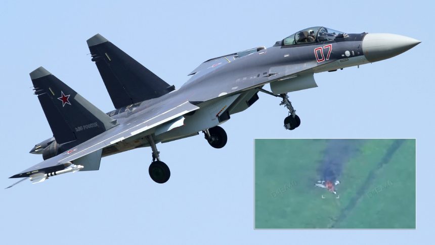 Su-35S shot down