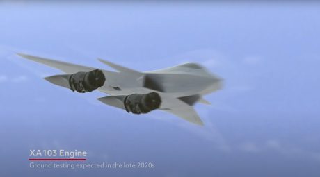 Pratt & Whitney XA103 Engine Promotional Video Shows Canard-Equipped NGAD Rendering