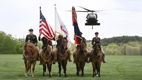 Helos And Horses: Army to Disband Fort Riley’s Mounted Color Guard After Decades of Service
