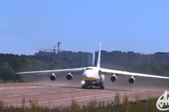 An-124 leaves Kyiv