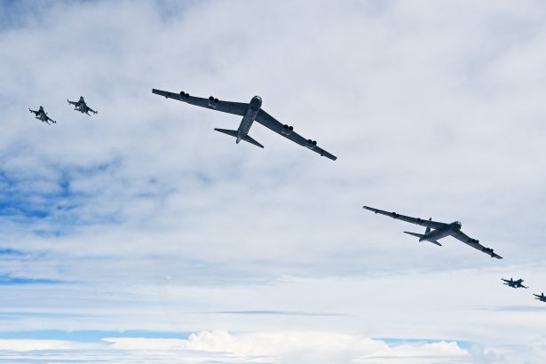 B-52 Escorted by Japan and South Korea