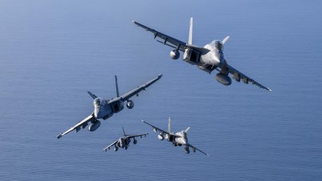 U.S. Navy F/A-18 and EA-18 Fleet Reach 12 Million Flight Hours