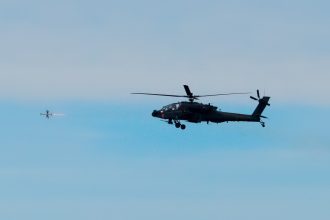 AH-64E v6 fires Spike NLOS Poland