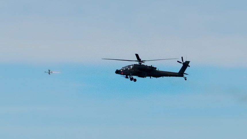 AH-64E v6 fires Spike NLOS Poland