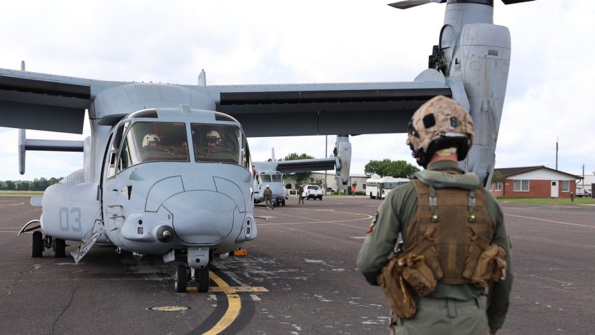 Army Aviators Fly MV-22