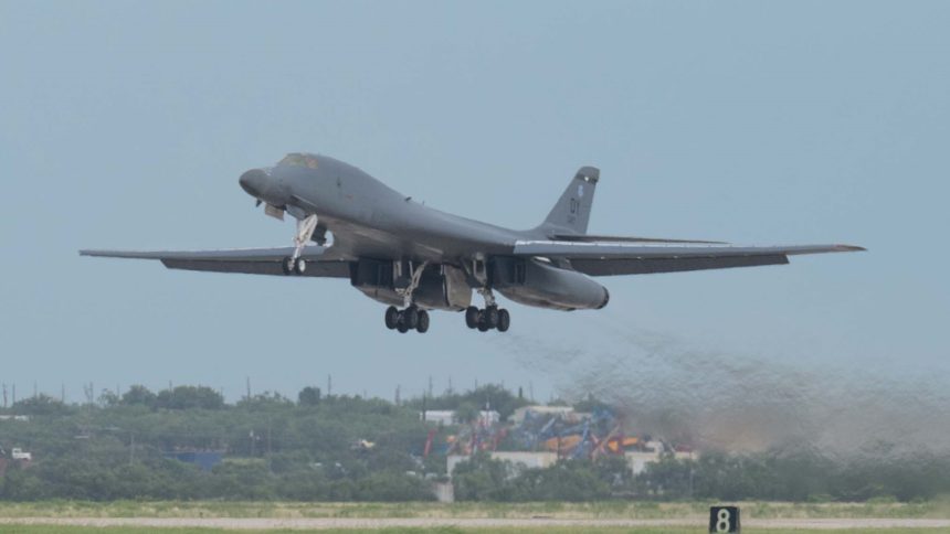 B-1B ‘Hybrid’ Strike Sorties Red Flag Nellis 25-3