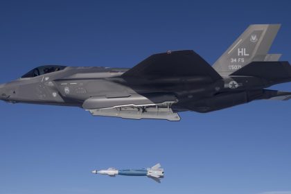 Quadcopter Guides GBU-12s from F-35A