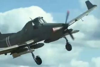 R-73-Equipped Crop Duster